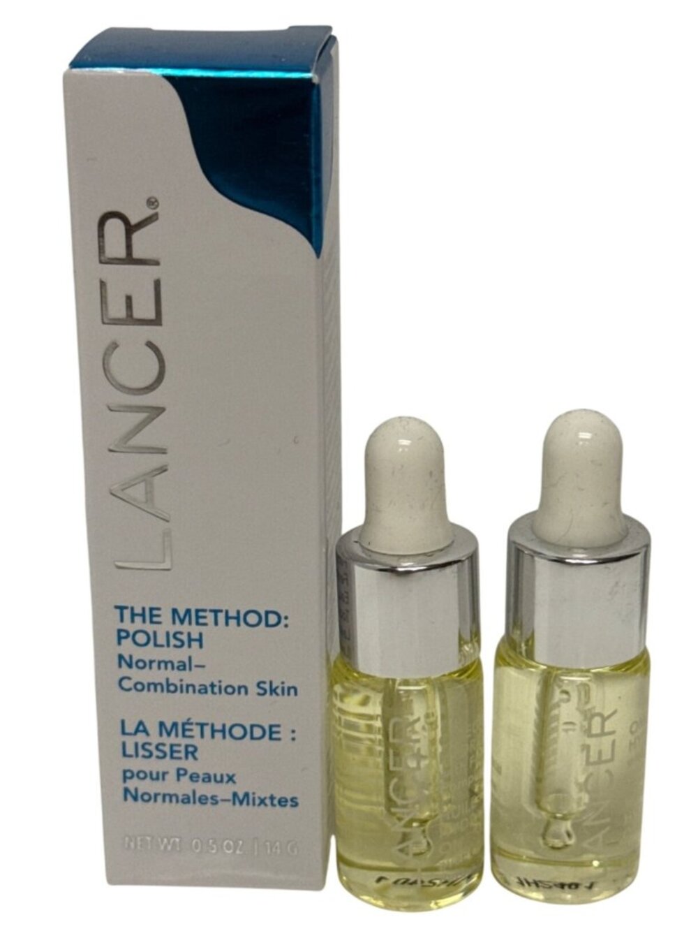 Lancer Skincare Omega Hydrating Oil 2pc + The Method Polish Mini Set New